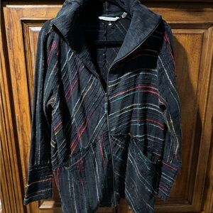 Soft Surroundings Multicolor Textured BOHO Jacket